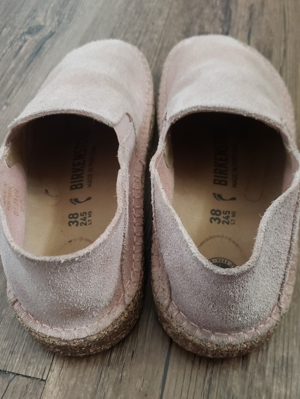 Birkenstock Callan Pink Suede Slip-On 38 - Picture 2 of 5